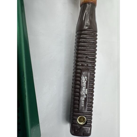 Vintage Spornette Round Bristle Hair Brush Lot Of 3 #826 #973 Wood Handle - Picture 5 of 8